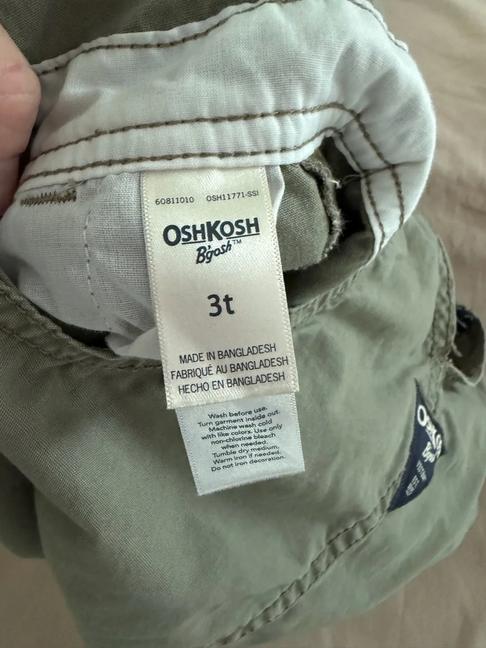 OshKosh Bgosh lightweight cargo